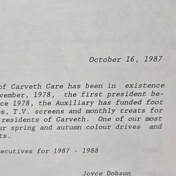 Vintage 1980s Cookbook Best of Carveth Care Center Ladies Auxiliary Gananoque ON - Picture 4 of 16